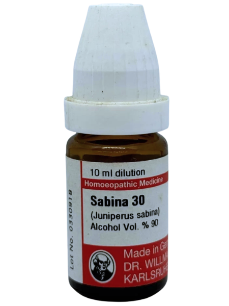 Sabina – Mother Tincture | Homoeopathic Remedy for Menstrual Disorders, Miscarriage Prevention & Uterine Health