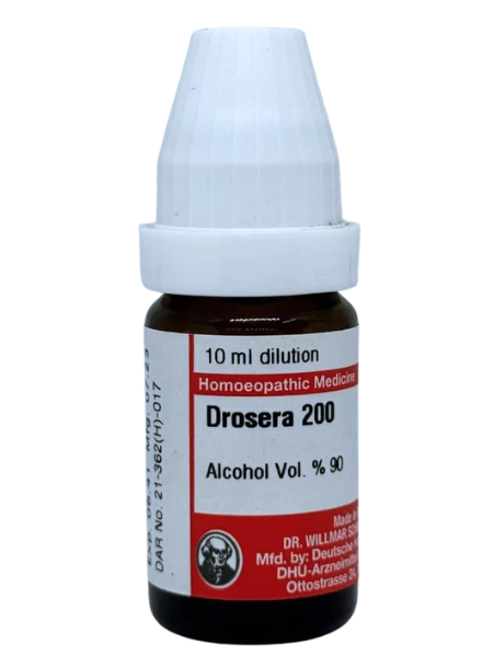 Drosera – Mother Tincture | Homoeopathic Remedy for Dry Cough, Whooping Cough & Respiratory Spasms