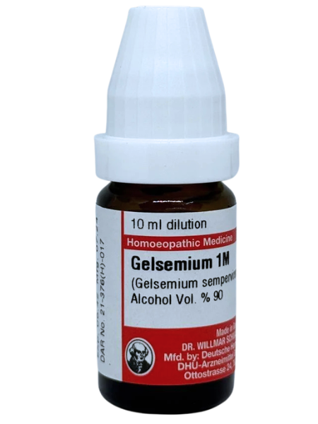 Gelsemium Sempervirens | DAR No: 21-376(H)-017 – Dr. Willmar Schwabe Germany (Original Homeopathic Medicine)