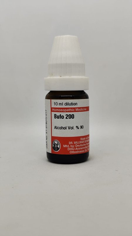 Bufo Rana | DAR No: 21-318(H)-017 – Dr. Willmar Schwabe Germany (Original Homeopathic Medicine)