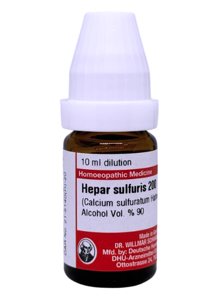 Hepar sulfuris  -  Dr. Willmar Schwabe Germany