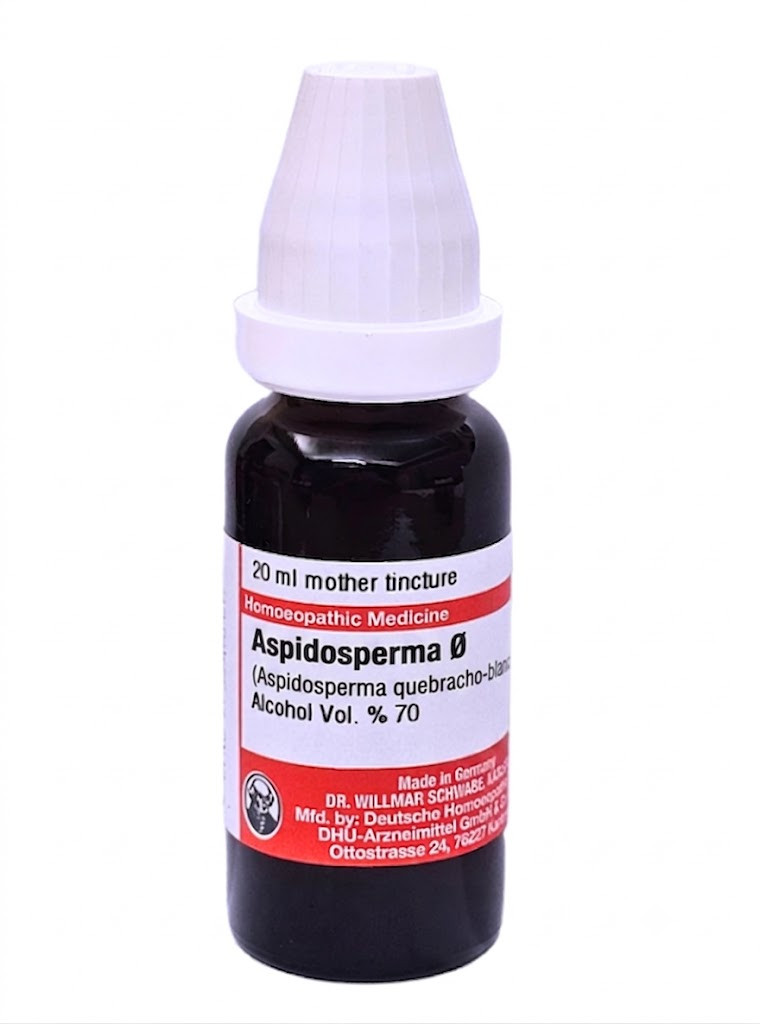 Aspidosperma – Mother Tincture | Homoeopathic Remedy for Breathing Trouble, Asthma & Lung Weakness