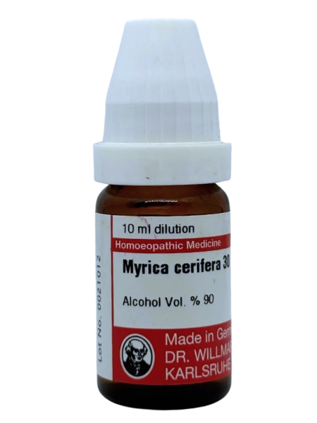 Myrica Cerifera – Mother Tincture | Homoeopathic Liver & Digestive Tonic for Jaundice, Biliousness & Headache