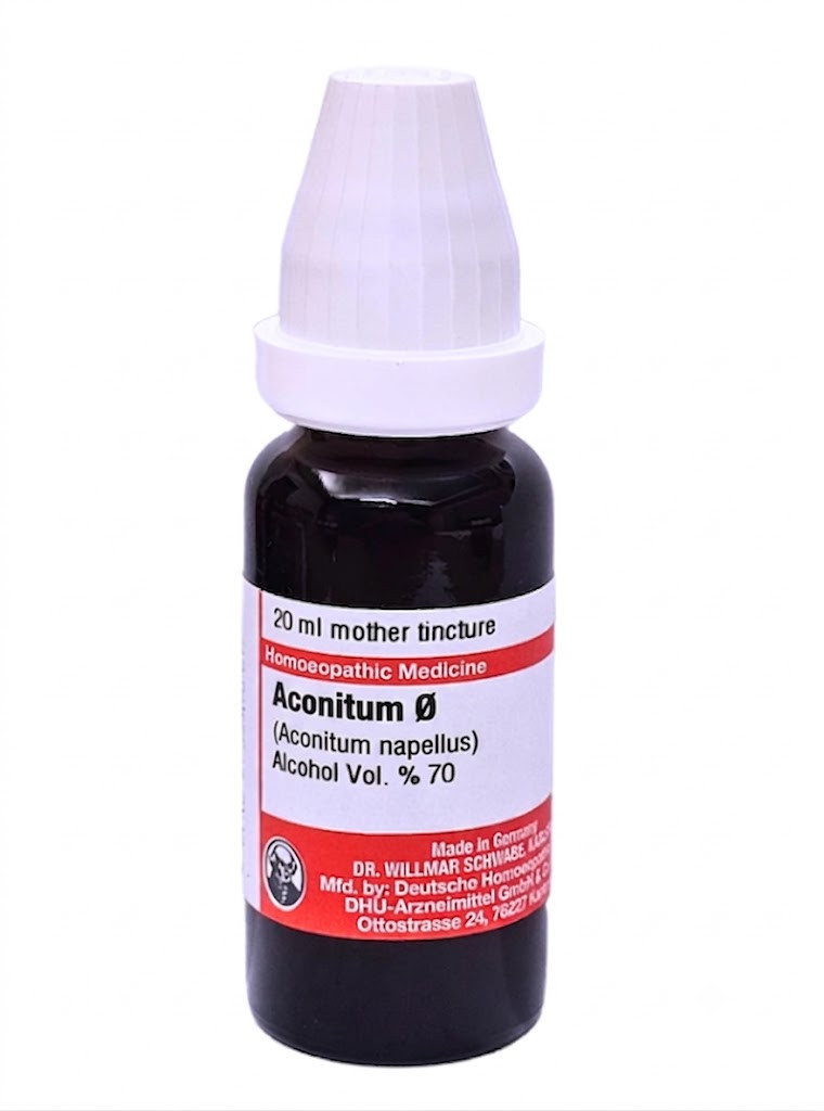 Aconitum Radix – Mother Tincture | Homoeopathic Remedy for Sudden Fever, Anxiety & Nerve Irritation