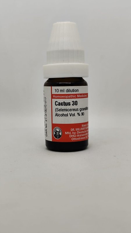 Cactus Grandiflorus | DAR No: 21-319(H)-017 – Dr. Willmar Schwabe Germany (Original Homeopathic Medicine)